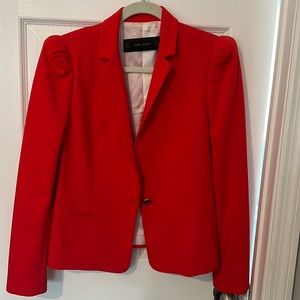Zara Red Blazer